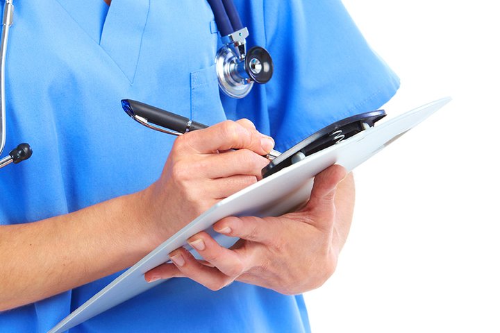 Naujienos budintis medicinos gydytojas iliustracija. Gydytojo nuotrauka